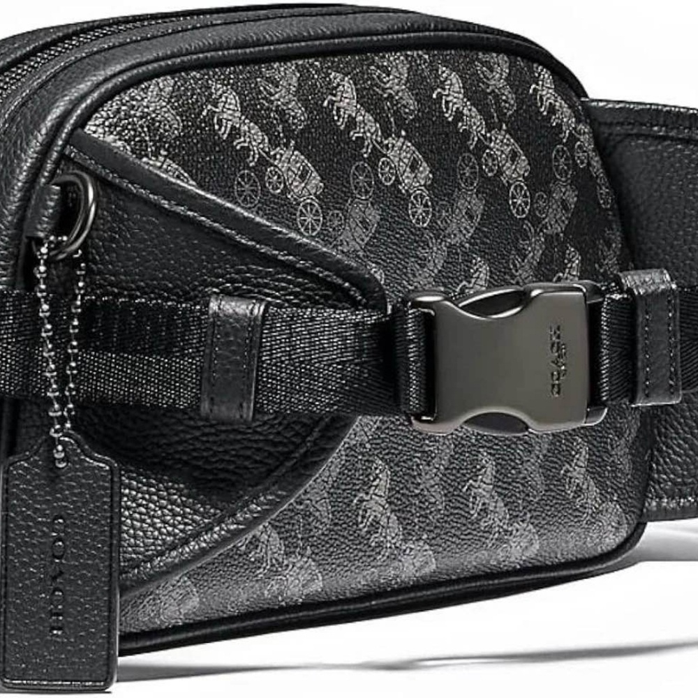NEW COACH Hitch Belt Bag In Signature Canvas With Horse And Carriage Print $395 - Picture 13 of 13